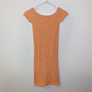 Free People Orange Mini Dress
